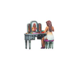 Noch Woman at the Dressing Table 3D Master Figure N10423 HO Gauge