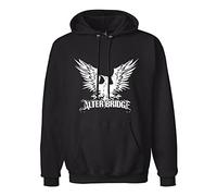 noche Men's Alter Bridge Logo Printed Pullover Hoodies L Black