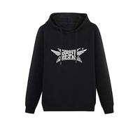 noche Men's Hoodies Pullover Long Sleeve Sweatshirts Babymetal Band Metal Resistance Sweatshirt Pullover Cotton Blend Hoody Black