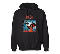 noche Men's Meat Loaf Bat Out Of Hell Hooded Top M Black