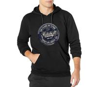 noche Men'S O Neck Marshall Pullover Hoodie,Hoody XL Black
