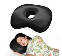 Nockovi Ear Piercing Pillow for Side Sleepers, Orthopedic Support with Ear Hole Pain Relief & Removable Cover, 12x19 Inch for Pierced Ears