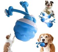 noclerv Dog Toy, 2025 Upgrade Smart Jumping Ball for Dogs, Chew-Proof Interactive Indestructible Waggle Ball Toy with Touch and Motion Activated That Moves on Its Own for Indoor/Outdoor Play (1PC)
