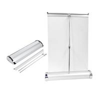 Nocntcro Mini Retractable Roll Up Banner Stand - Table Top Banner and Signs