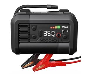 NOCO Boost+Air AX65: 2000A Jump Starter with Air Compressor Tyre Inflator - Starts 8.0L Gas & 6.0L Diesel - 67 SLPM Airflow Inflates 0-40 PSI in 2 Minutes
