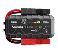 NOCO Boost X GBX75 2500A 12V UltraSafe Portable Lithium Jump Starter, Car Battery Booster Pack, USB-C Powerbank Charger, and Jumper Cables for Up