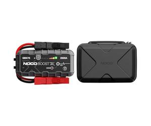 NOCO Boost X GBX75 2500A UltraSafe Car Jump Starter, Jump Starter Power Pack, 12V Battery Booster & GBC103 Boost X EVA Protection Case for GBX75 UltraSafe Lithium Jump Starters