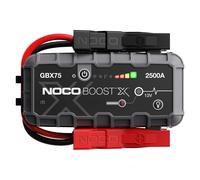 NOCO Boost X GBX75 2500A 12V UltraSafe Portable Lithium Jump Starter, Car Battery Booster Pack, USB-C Powerbank Charger, and Jumper Cables for Up