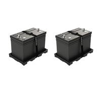 NOCO BT27S Group 27 Heavy-Duty Battery Tray for Marine, RV, Camper and Trailer Batteries,Black (Pack of 2)