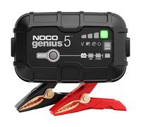 NOCO GENIUS5: 5A 6V/12V Smart Battery Charger - Automatic Maintainer, Trickle Charger & Desulfator with Overcharge Protection & Temperature Compensation - For Lead-Acid & Lithium Batteries