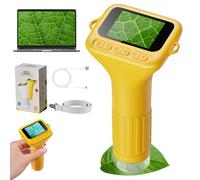 NOCOEX 1000X Handheld Kids Microscope for Edu Gift - 8 LED Light Portable Microscope for Kids, Photo & Video Mini Digital Micro Scope, Type C Charging 2'' Screen Windows & Mac OS for Age 3-12 Student