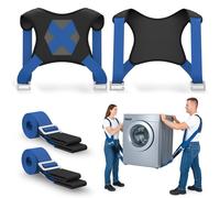 NOCOEX Moving Straps for Heavy Object - 2-Person Lifting and Moving System with Soft Back Pad - Shoulder Lifting Straps for 2 Movers to Easy & Safe Carry Furniture Appliance Mattresse Up to 880lbs