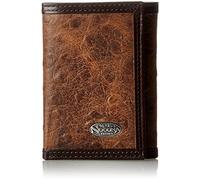 Nocona Men's Brown Ostrich Trifold - Brown - One Size