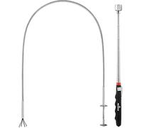 NoCry Pick-up Tool Set - includes Flexible Claw Grabber Tool and Telescoping Magnet Pick-up Tool