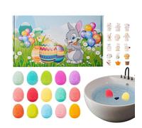 Nocsitey Bath Balls with Toys Inside Boys, Bunny Theme Body Washing - Fizzy Shower Ball Set - for Boys Girls Summer Travel Bathroom Toilet Restroom Hotel Home Holiday Playdates