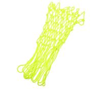 Noctilucent Basketball Mesh Outdoor Professional Nylon Net Yellow | No-tangle Design, Weather Resistant Build, Withstands Dunking and Pulling, for Indoors and Outdoors Use