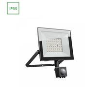 Noctis Lux 4 Floodlight 50W CW 230V IP44 176X221X53Mm Black Pir Sensor