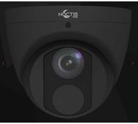 Noctis Pro 4MP External IP ONVIF Network CCTV Turret Camera With Starlight Technology 30m IR, 4mm Fixed Lens and Built in MIC - Black
