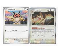 Noctowl 115/142 - Stellar Crown Pokemon Card Lot - 2 Card Set