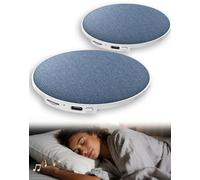 Noctra Drift - Pillow Speaker with White Noise, Private Listening Under Pillows, Scheduled Shutdown, Bluetooth 5.4, 10m Distance Link Long Battery Life, Hi-Fi Sound Quality, Comfortable Fabrics (2PCS)