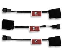 Noctua NA-SAC1 4-Pin Molex to 3-pin Fan Adaptor Cables 3 pack