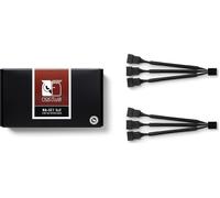 Noctua NA-SC1 Sx2, 3-Way Fan Splitter Cables, 4-Pin PWM (2-pack, 13cm, Black)