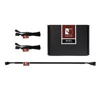 Noctua NA-SEC1, 30cm Fan Extension Cable Set 3-pack | Extenders With 4-Pin PWM Headers, Also Compatible with 3-pin Fans, Wear and Heat Resistant Sleeving, Set of Three