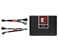 Noctua NA-SYC1, 2-Way PC Fan Splitter 2-Pack | Y-Cables With 4-Pin PWM Headers, Compatible with 3-Pin Fans, Wear and Heat Resistant Sleeving, Set of Two