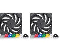 Noctua NF-A12x25 PWM chromax.black.swap, Premium Quiet Fan, 4-Pin (120mm, Black) (Pack of 2)