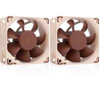 Noctua NF-A6x25 PWM, Premium Quiet Fan, 4-Pin (60mm, Brown) (Pack of 2)