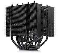 Noctua NH-D12L chromax.black, Low-Height Dual-Tower CPU Cooler (120mm, Black)