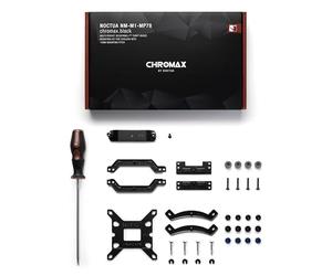 Noctua NM-M1-MP78 chromax.black, Multi-Socket High-Performance Mounting Kit | Supports AM5/AM4 and LGA1851/LGA1700/LGA1200, for Noctua Coolers with 78mm Mounting Pitch, Torx T20 Screwdriver Included