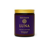 Nocturn Jasmine, Pear & Orange Blossom 'Luna' Scented Sleep Candle | Handmade Organic Soy Wax | Aromatherapy Summer Birthday Gift for Women