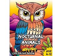 Nocturnal Animals: coloring book (CreActivity)