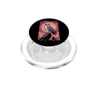 Nocturnal Hunter Great Horned Owl PopSockets PopGrip for MagSafe
