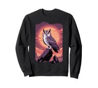 Nocturnal Hunter Great Horned Owl Sweatshirt