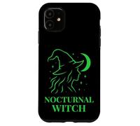 Nocturnal Witch Moon Magic Silhouette Witchcore Style Case for iPhone 11