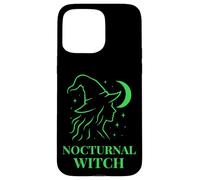 Nocturnal Witch Moon Magic Silhouette Witchcore Style Case for iPhone 15 Pro Max