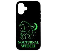 Nocturnal Witch Moon Magic Silhouette Witchcore Style Case for iPhone 16