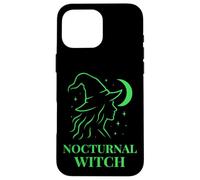 Nocturnal Witch Moon Magic Silhouette Witchcore Style Case for iPhone 16 Pro Max