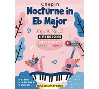 Nocturne in Eb Major I Op. 9, No. 2 I Chopin I 6 Versions - Sheet Music EASY to HARD: How to play Nocturne on Piano, Guitar and more I Classical Music I Video Tutorials I For Beginners and Advanced