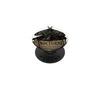 Nocturne Moth Lunar Gothic Rooftop Night Legend Motif PopSockets Adhesive PopGrip