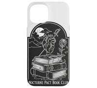 Nocturne Pact Book Club Gothic Dark Academia Reader Case for iPhone 15