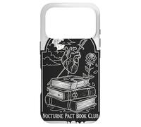 Nocturne Pact Book Club Gothic Dark Academia Reader Case for iPhone 17 Pro