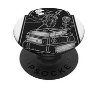 Nocturne Pact Book Club Gothic Dark Academia Reader PopSockets Adhesive PopGrip