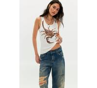 Nocturne Tank Top by Ragabond at Free People in Scorpion, Size: Small - female