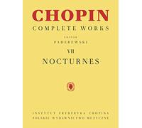 Nocturnes: Piano Solo - Chopin Nocturnes Piano Book - Sheets Book Collection for Classical Learner