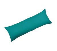 Nod Off Body Pillow Cover Extra Large Bolster Pillow Case Bolster Pillow Pregnancy Maternity Orthopedic Support -Teal - Small Double 4FT (48")