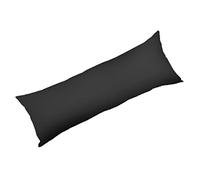 Nod Off Body Pillow Cover Extra Large Bolster Pillow Case Bolster Pillow Pregnancy Maternity Orthopedic Support -Black - King 5FT(60")