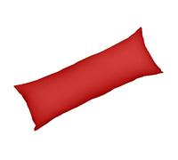 Nod Off BOLSTER PILLOW CASE - PREGNANCY MATERNITY ORTHOPAEDIC SUPPORT (Red, Single 3 FT(36"))